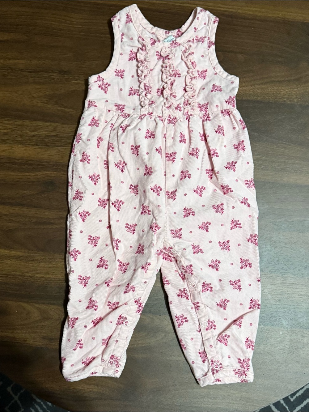 Baby girl vintage Gymboree corduroy jumpsuit 1999